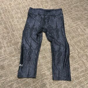Under Armour heat gear compression capri leggings - size SM